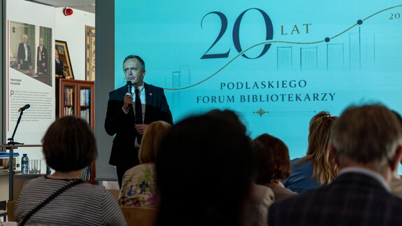 uroczystość jubileuszu Podlaskiego Forum Bibliotekarzy