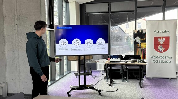 Zdjęcie z przeprowadzania szkoleń