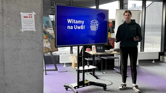 Zdjęcie z przeprowadzania szkoleń