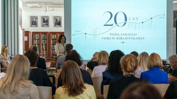 uroczystość jubileuszu Podlaskiego Forum Bibliotekarzy