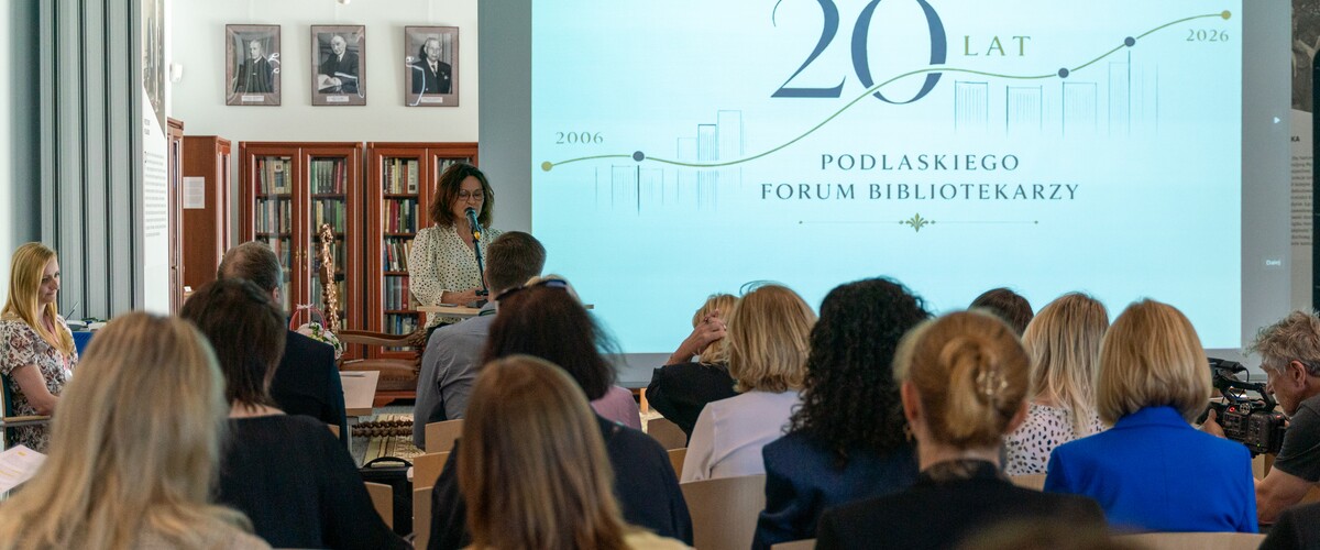 uroczystość jubileuszu Podlaskiego Forum Bibliotekarzy